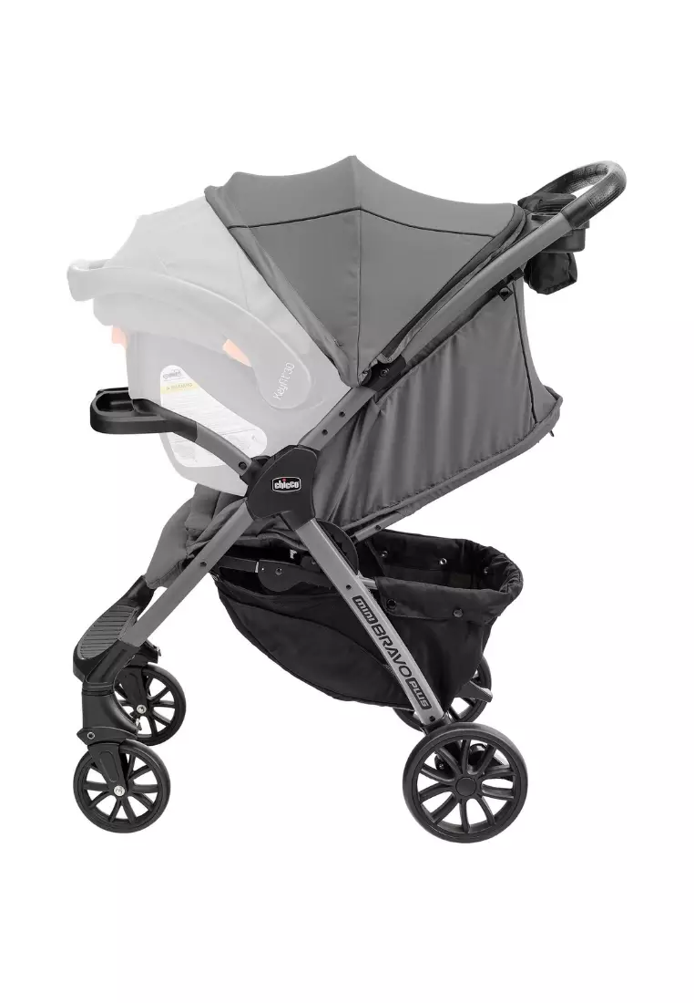 Chicco mini bravo plus stroller graphite top