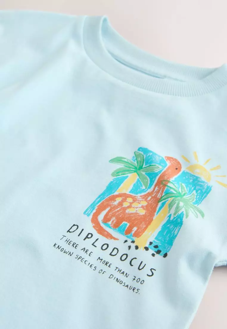 Short Sleeve Back Print T-Shirt