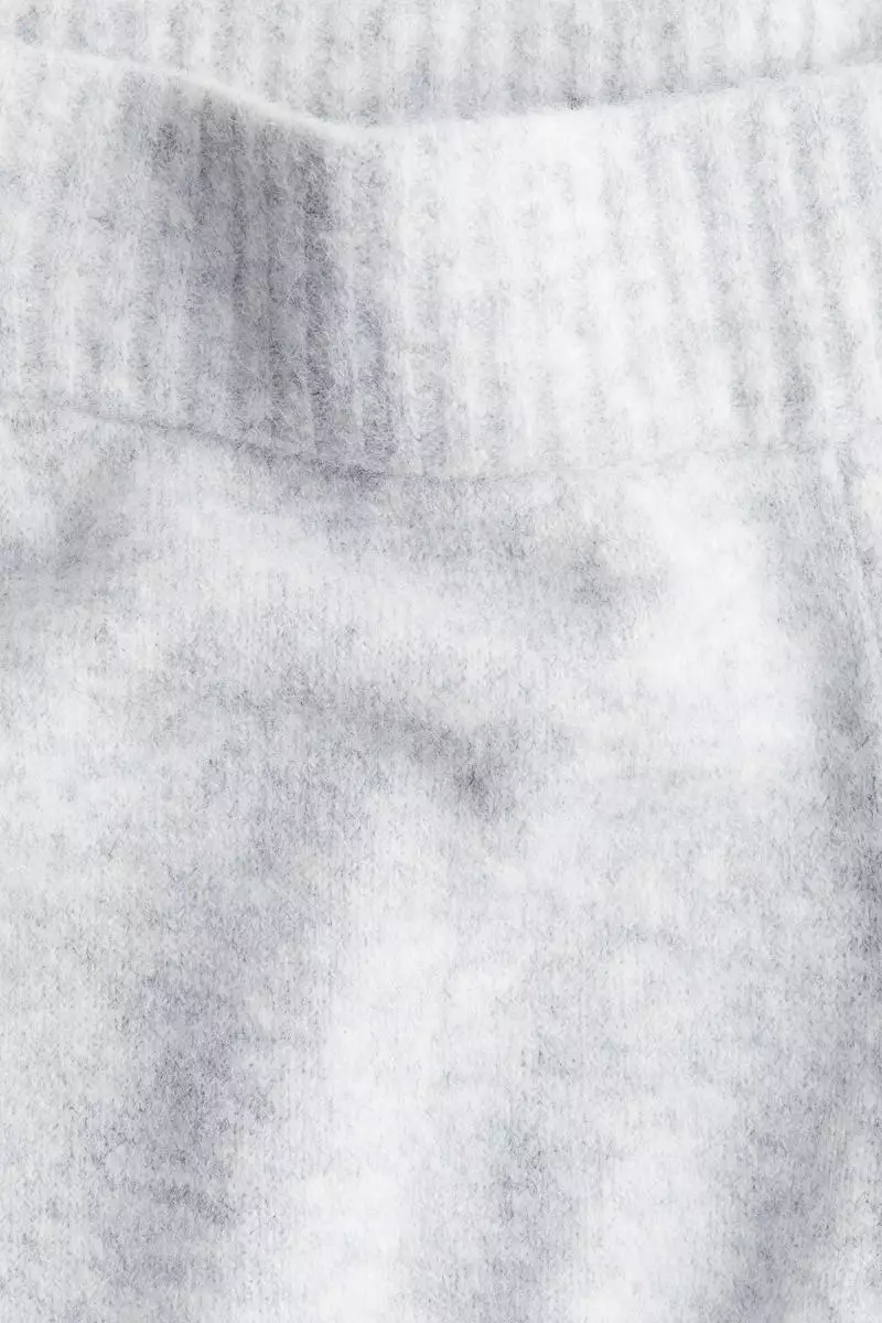 Fine-knit trousers