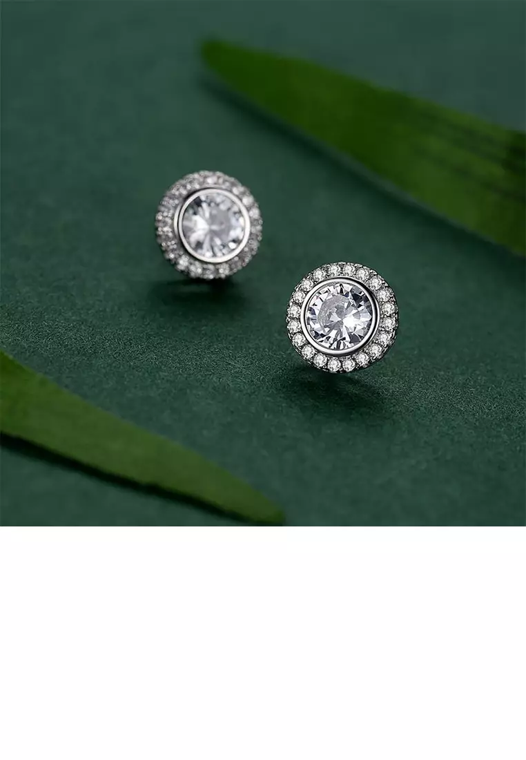 Boucles D'oreilles Femme En Argent 925 - Design Minimaliste En U, Anti-allergique (16x14 Mm)