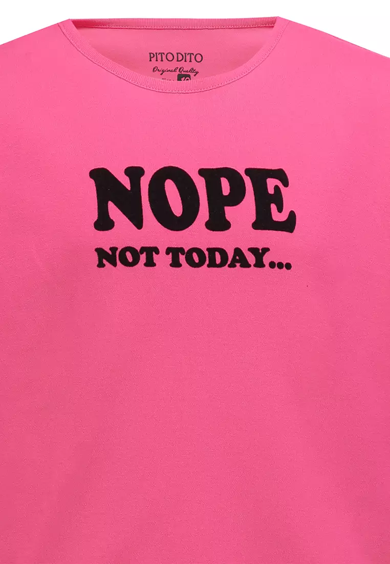 Pito Dito Girl Lotta T-shirt Pendek anak Pink Fanta - Size 14