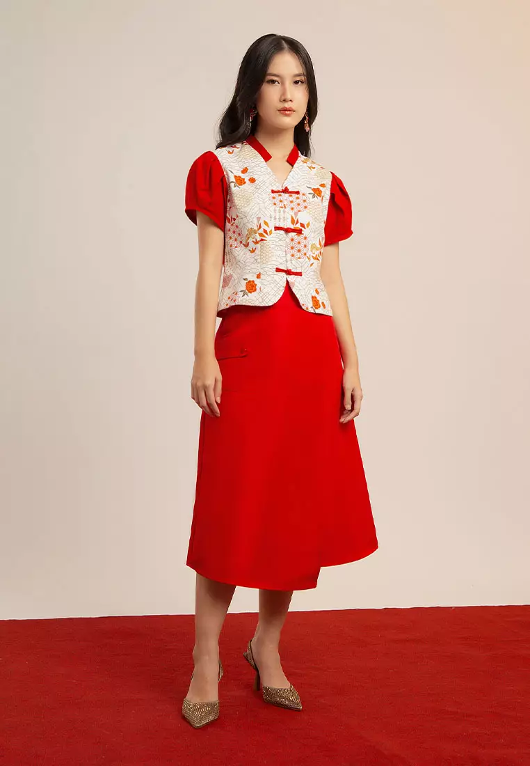 Minimal Melvee GWYN Skirt Red