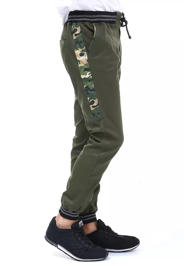 Locko Celana Panjang Cargo Pria Motive Side Casual Long Pants Material Twill Cotton ORIGINAL