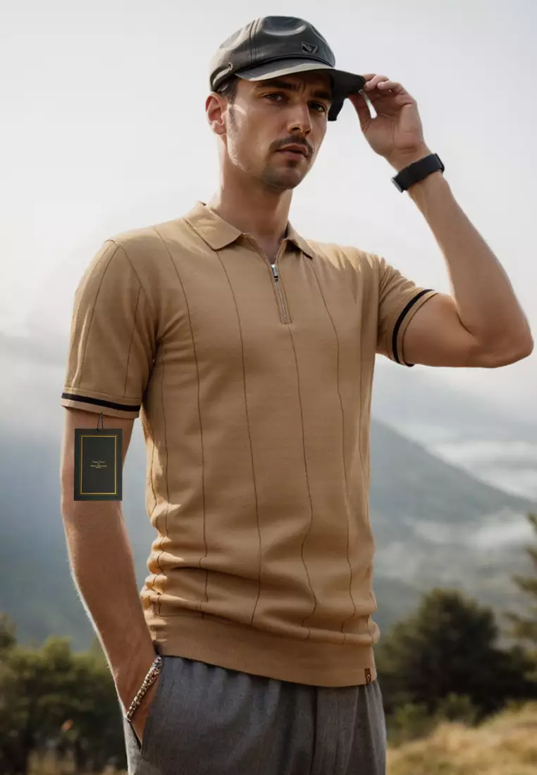 商務紋理Polo衫 AX-PSD8037