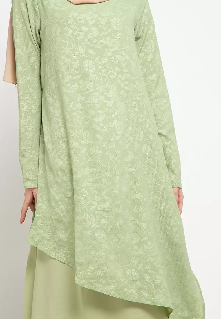 Solana Maxi Dress In Green Print