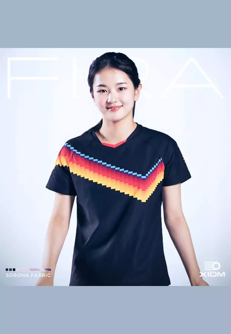 Fira Navy Table Tennis Shirt Sports T-shirt