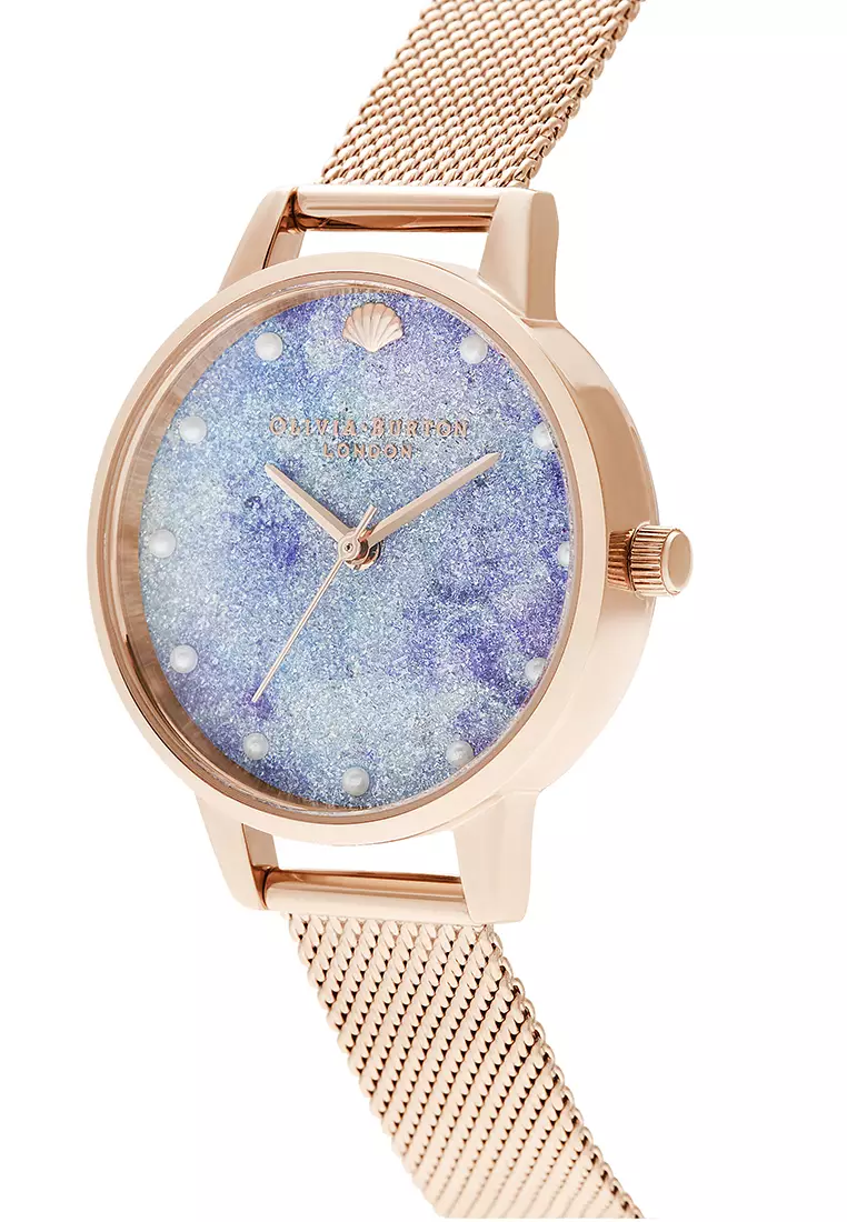 Olivia burton under best sale the sea rose gold