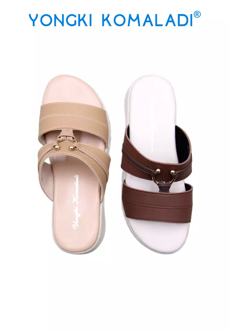 YONGKI KOMALADI DALILA SANDAL OL-DYT4704-25 COKLAT