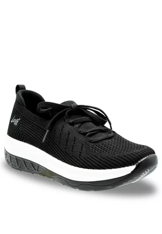 Solid Tone Textured Sport & Street Sneakers