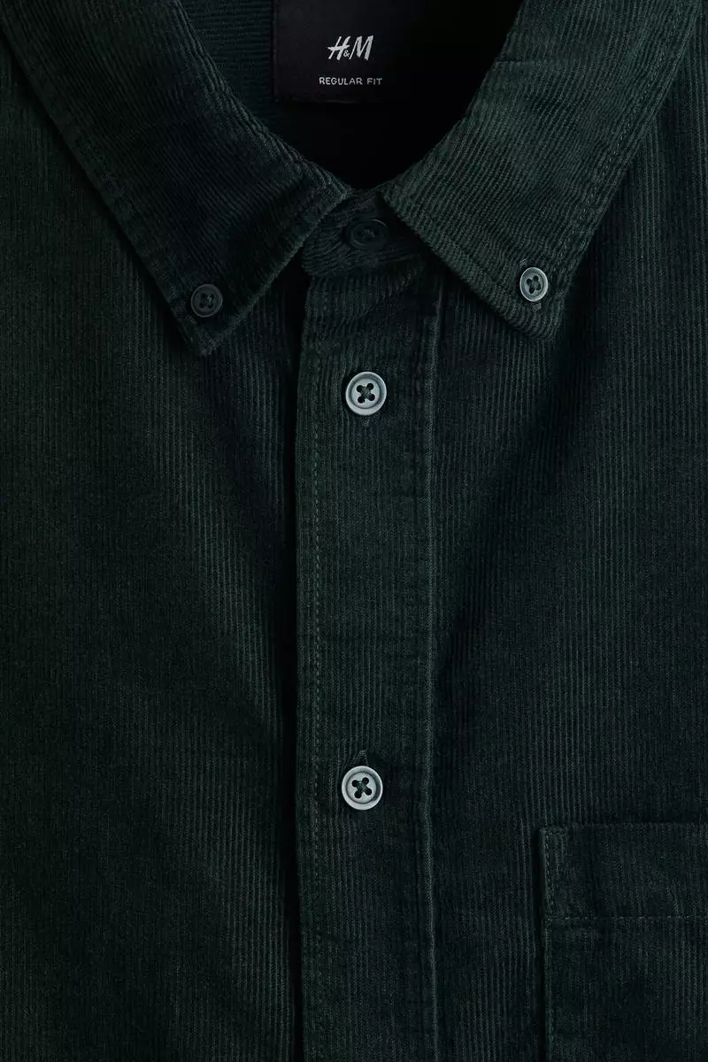 Regular Fit Corduroy shirt