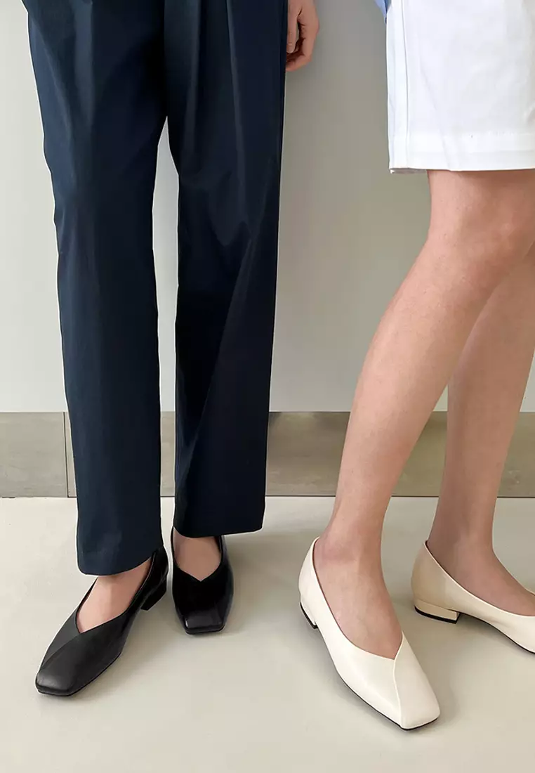 Della 方頭平底鞋 (1cm)