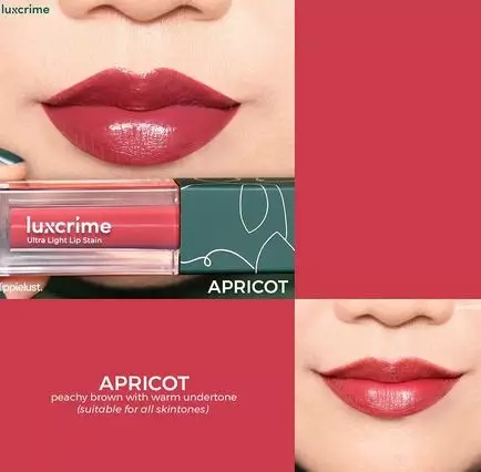 Luxcrime Ultra Light Lip Stain in Apricot