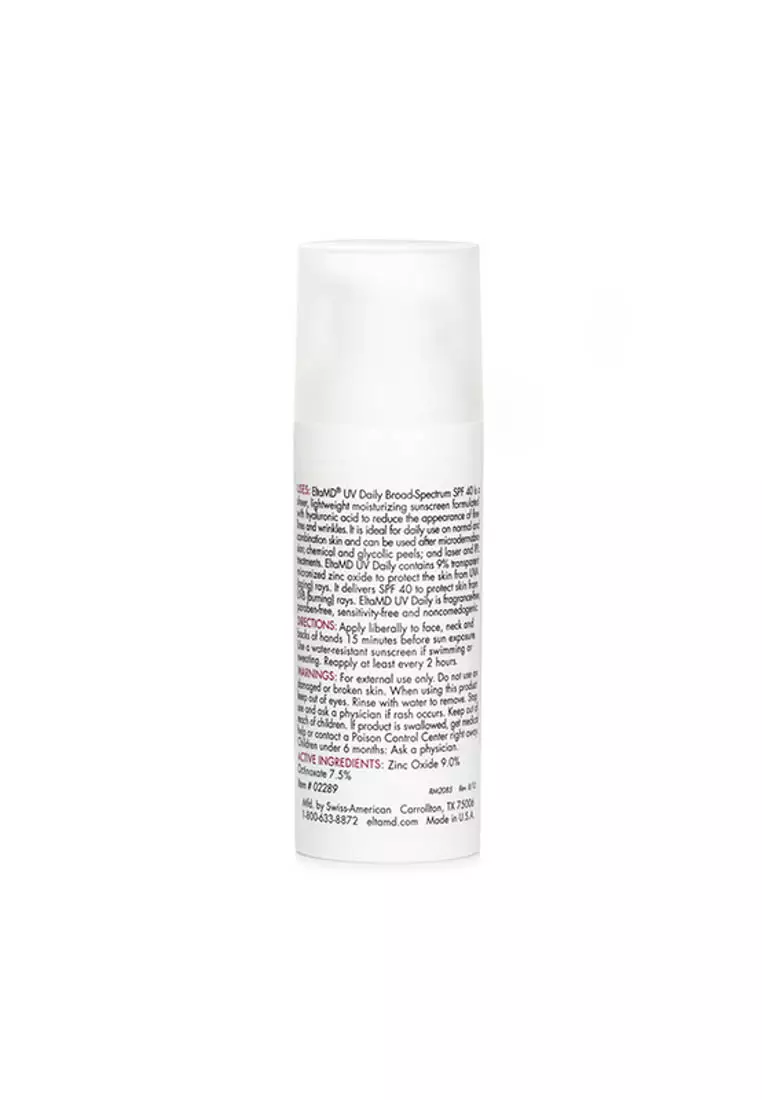 ELTAMD - UV Daily Moisturizing Facial Sunscreen SPF 40 - For Normal.