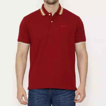 Hammer Men Fashion Polo L1PI033M1| Kaos Polos Lengan Pendek Maroon