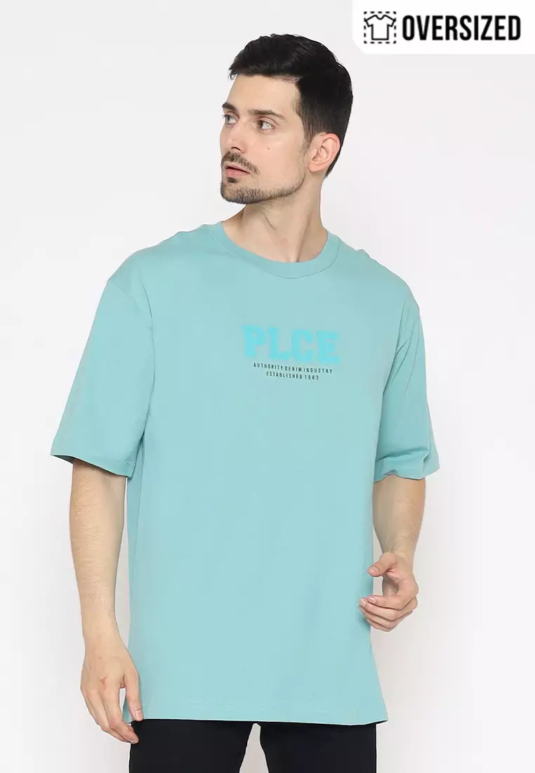 POLICE T-Shirt Cotton Combed Oversized Pria 2079180221
