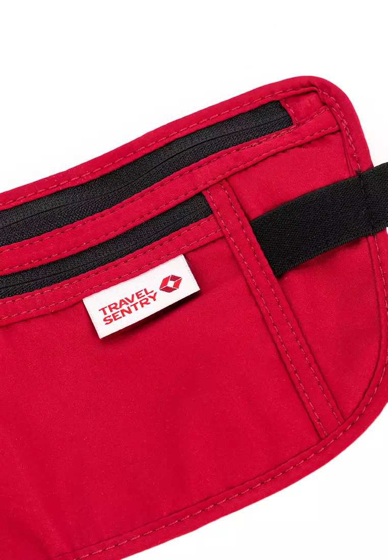 RFID Money Belt Red