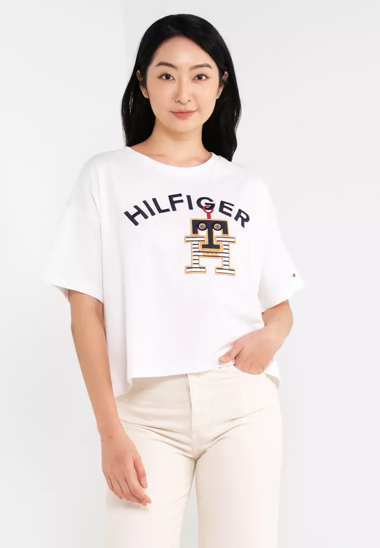 Tommy hilfiger deals half shirt