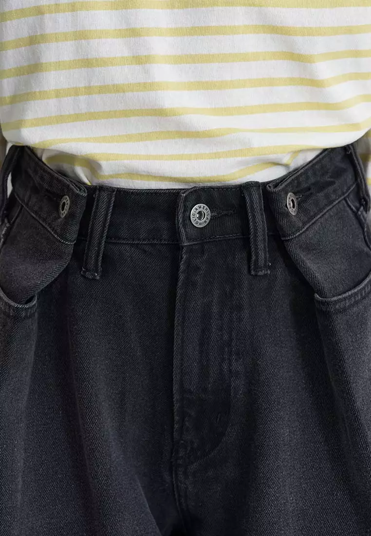 American Holic - Kakogawa Tucked Wide Denim Pants