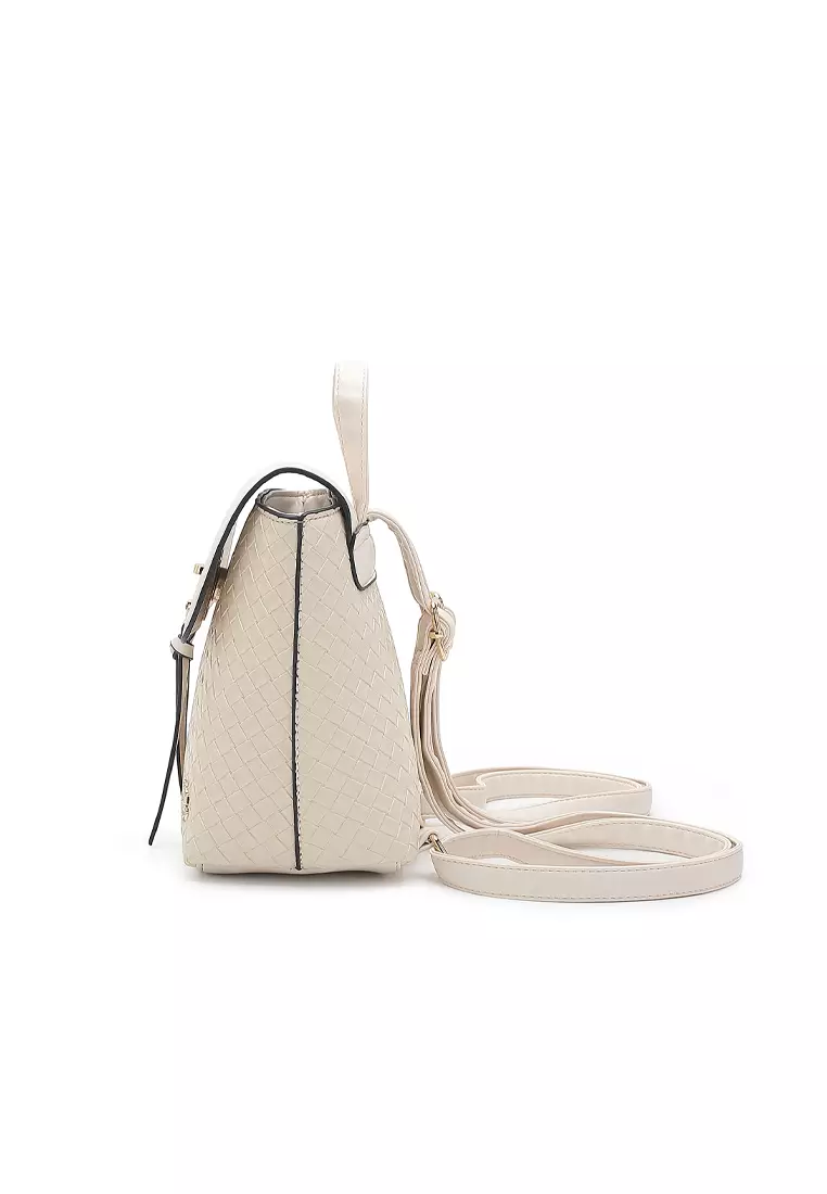 Women's Mini Backpack (Tas Ransel Wanita & Tas Punggung Wanita) - Putih