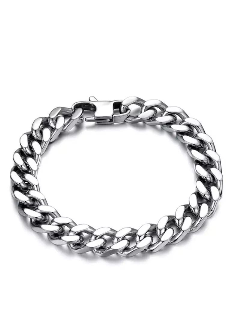 Mens bracelets silver outlet