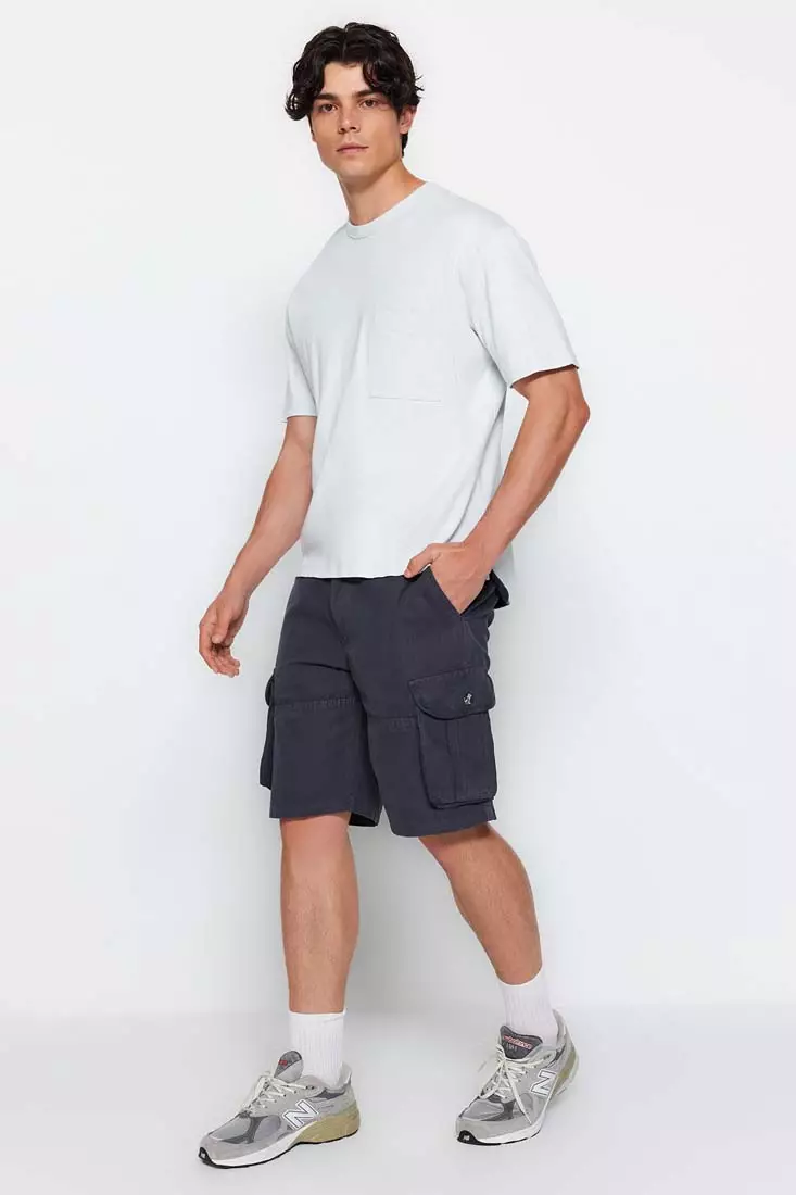 Men's canvas cargo shorts outlet
