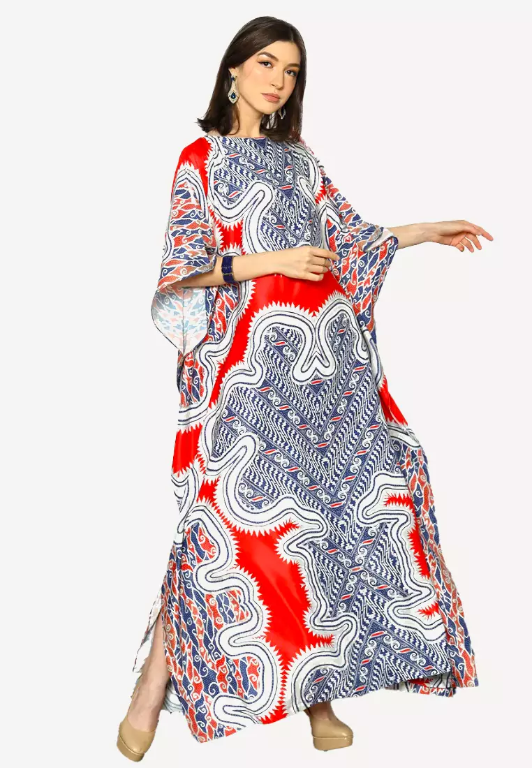 Kanzi Exclusive Short Sleeve Batik Red