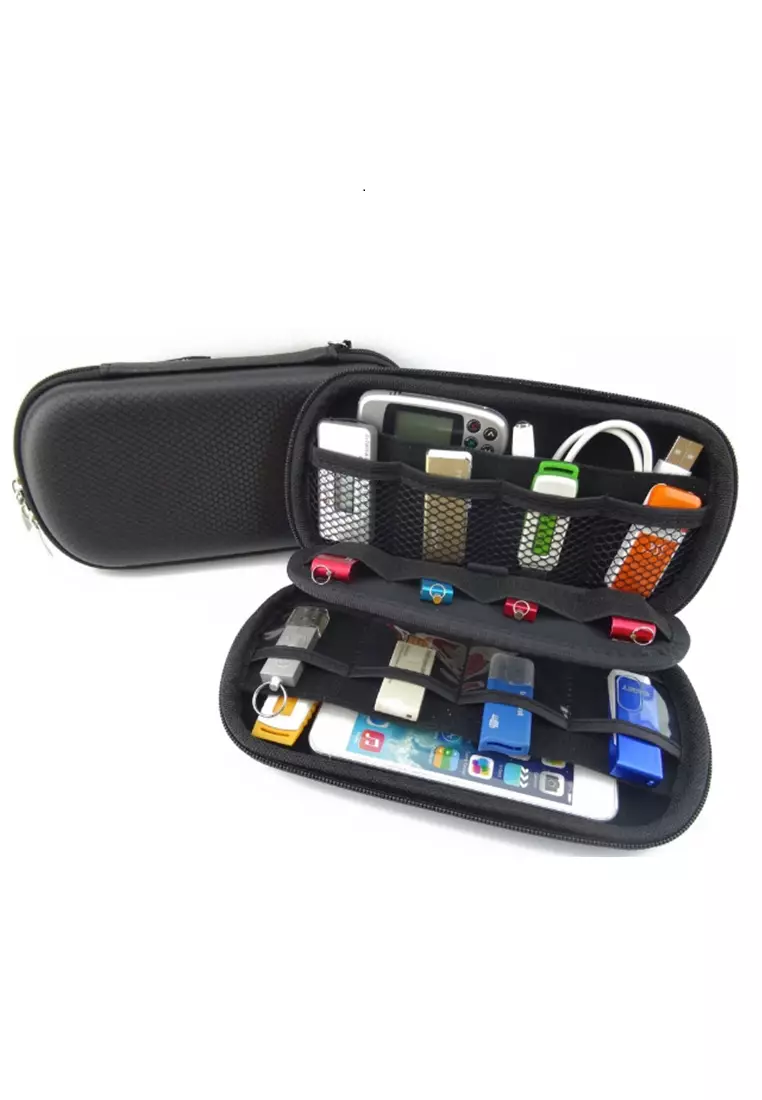 Ars Tas Gadget Organizer Waterproof Durable Strong Zipper Material Nylon ORIGINAL - Black