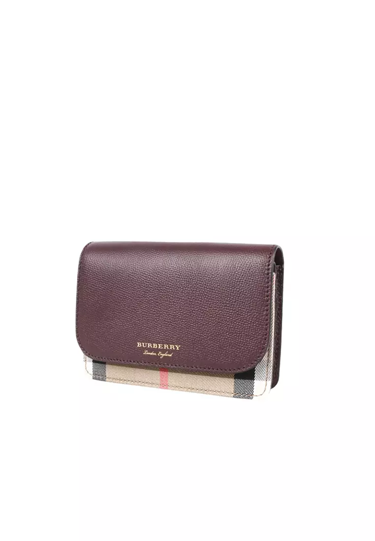 Burberry purse on sale plaid