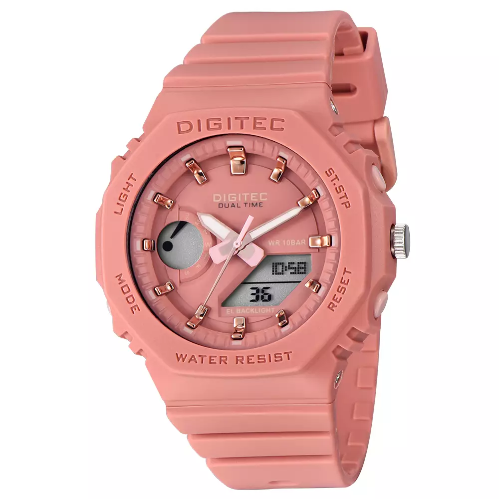 DIGITEC Jam Tangan Analog-Digital Wanita MDA-3119T - PKD12W Pink