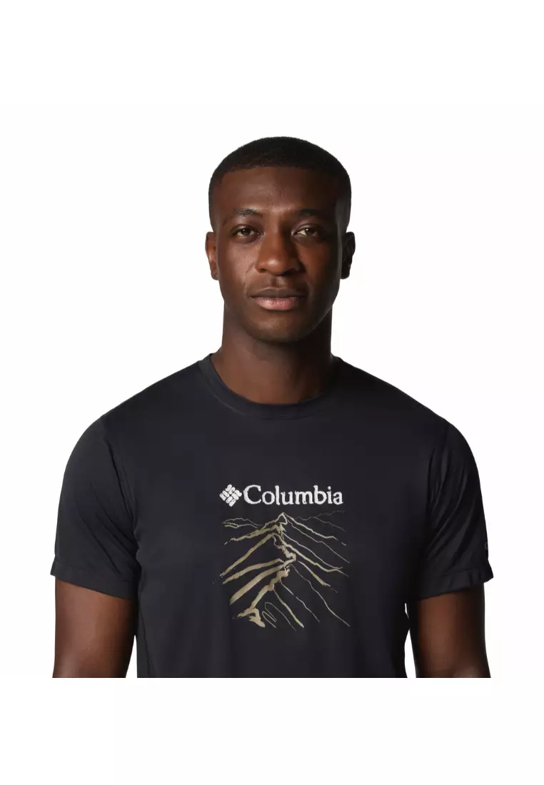 Columbia｜ (Zero Rules Light SS Crew (2118501-010)) Men's Columbia Zero Rules Light Short Sleeve Graphic Crew