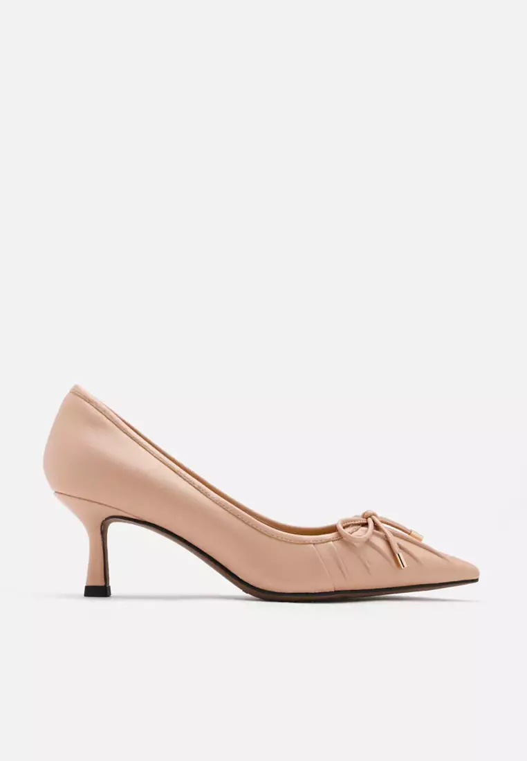 Discount on Pazzion  shoes - SKU: Lliata Ribbon Leather Pump Pink