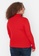 Trendyol red Plus Size Cut Out Sweater 90BE1AA95F85B0GS_2