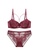W.Excellence red Premium Red Lace Lingerie Set (Bra and Underwear) BC063US93CF376GS_1