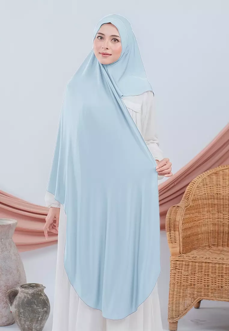HIJAB INSTAN FAYZA - LIGHT BLUE