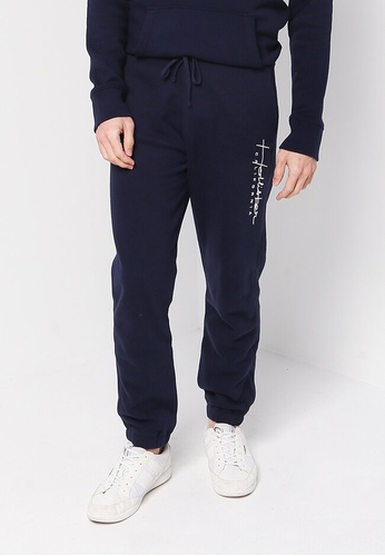 Hollister navy Relaxed Jogger Pants F0453AA50787F7GS_1