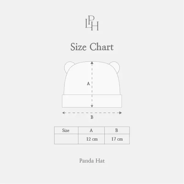 Little Palmerhaus - Panda Hat 15.0 (Topi Bayi) Sand Brown