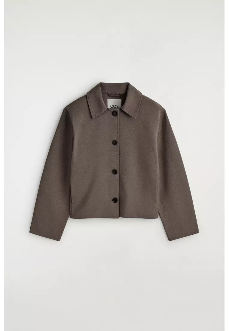 ROUNDED JERSEY JACKET