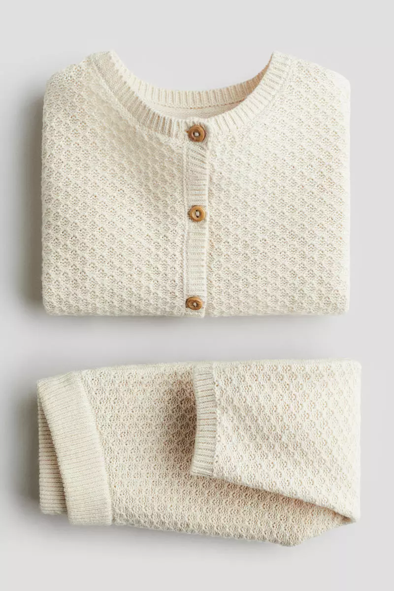 2-piece fine-knit set