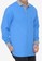 Andre Michel blue Andre Michel Kaos Polo Shirt Lengan Panjang Kerah Abu Biru BCA 933-52 145D2AAD48E85EGS_2