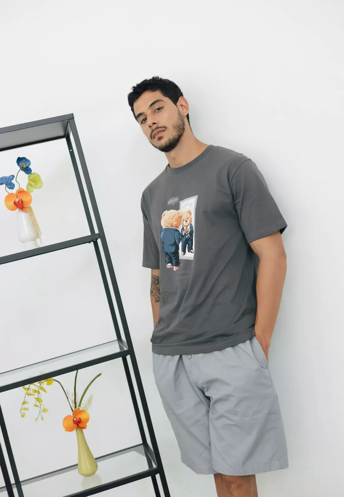 RBJ Unisex T-Shirt Teddy Cotton Combed Oversized Pria 2079350031