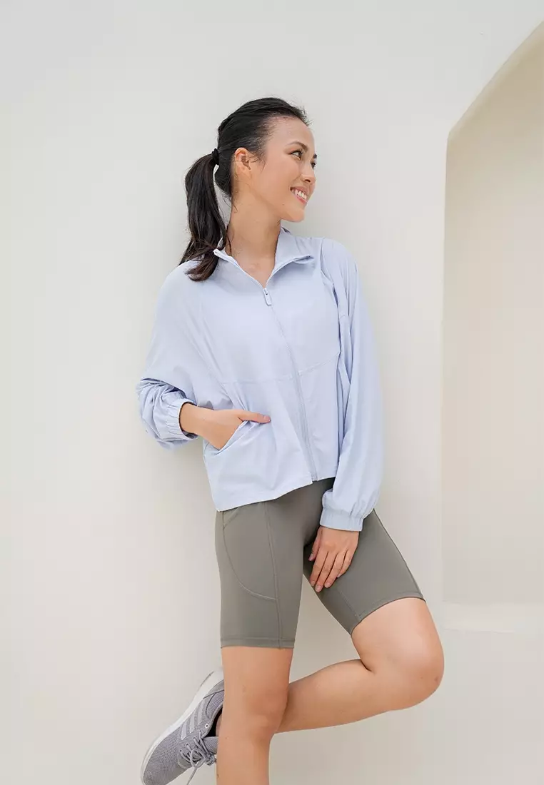 HAPPYFIT AERI Lightweight Jacket Sky Blue