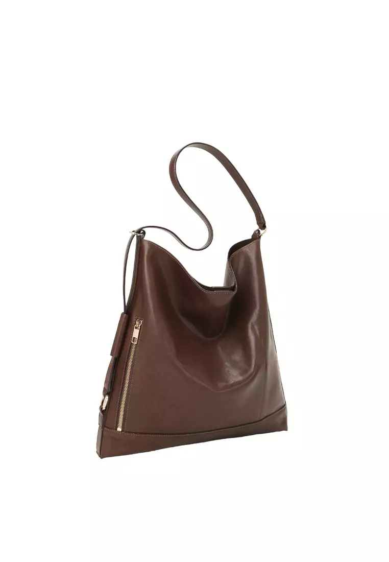Slouchy Hobo Bag - Cacao