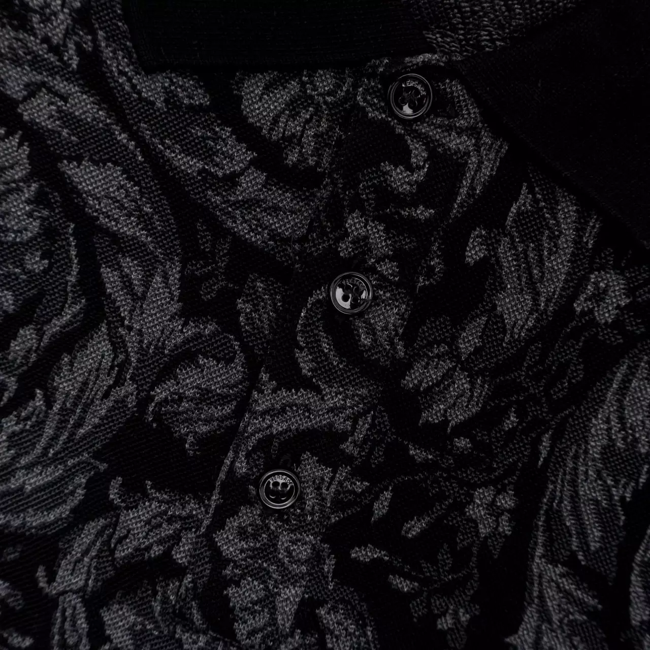 Barocco Polo Shirt Black