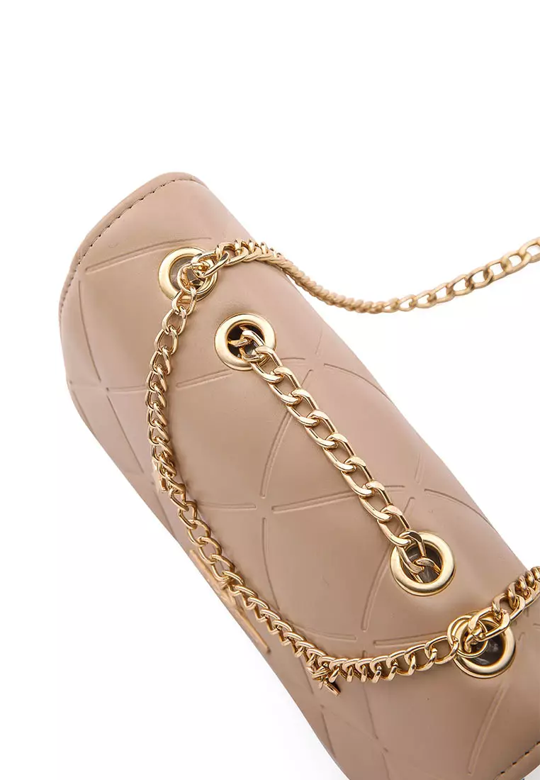 GYKACO NAERA Khaki - Tas Wanita Sling Bag - Fashion Top Handle Bag (Import)