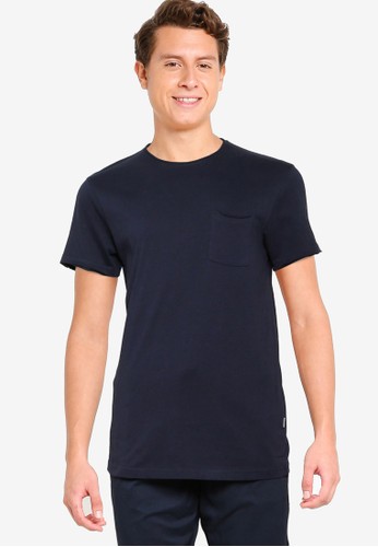 !Solid blue Gaylin Short Sleeve Organic T-Shirt FFF86AA30F7B4CGS_1