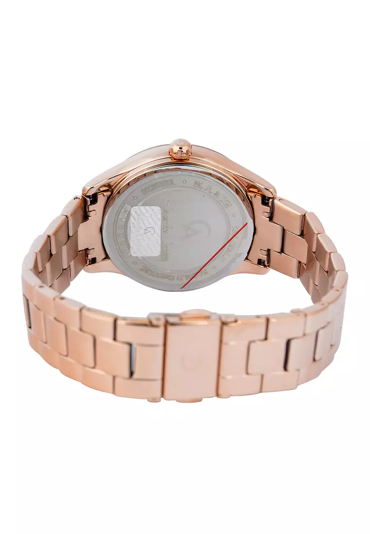 Jam Tangan Wanita Alexandre Christie Passion AC 2A90 LDBRGGR Grey Dial - Stainless Steel
