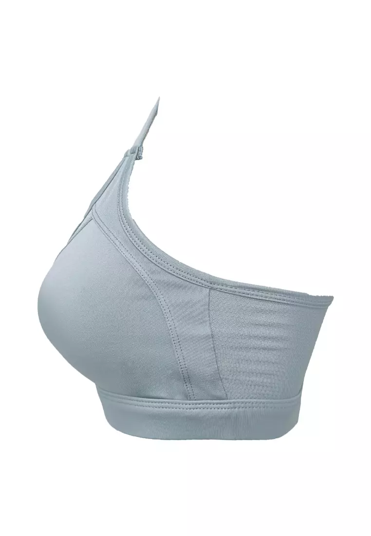 Pure Pace Medium Support Zippered Sports Bra with Removable Pads Activewear for Women