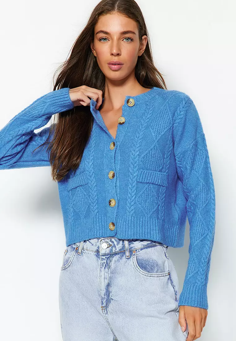 Buy Blue Sweaters & Cardigans for Women by TRENDYOL Online