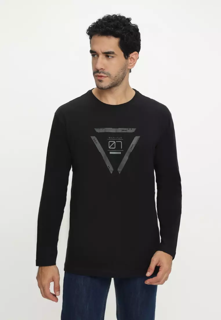 Buy 1 Get 1 T-Shirt Cotton Combed Lengan Panjang