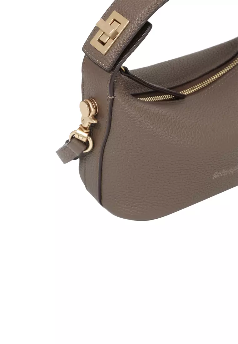 NINA Mini Shoulder Bag - Elephant Grey